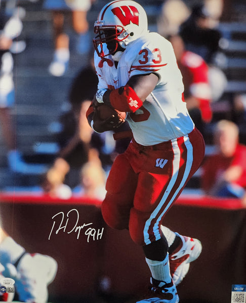Wiscosin Badgers Legend Ron Dayne Signed 16X20 Photo #5 W/ 99H AUTO - JSA