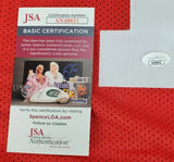 Ronnie Lott Signed 49ers Red Jersey (JSA COA) San Francisco HOF Defensive Back