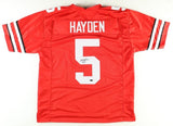 Dallan Hayden Signed Ohio State Buckeyes Jersey (Playball Ink) 2023 Sophomore RB
