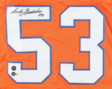 Randy Gradishar Signed Denver Broncos Jersey (Beckett) 7xPro Bowl Linebacker