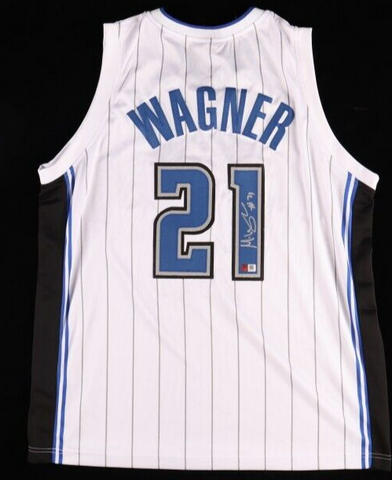 Mo Wagner Signed Magic Jersey (PA COA) Brother of Franz/ Orlando Teammate Center