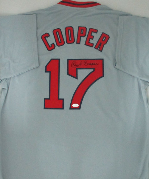 Red Sox CECIL COOPER Signed Custom Replica Boston Jersey AUTO - JSA