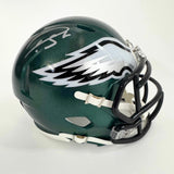 Autographed/Signed Darius Slay Jr. Eagles Mini Helmet Beckett BAS COA