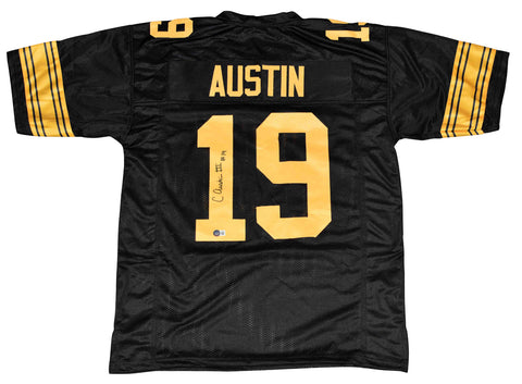 CALVIN AUSTIN III AUTOGRAPHED PITTSBURGH STEELERS #19 COLOR RUSH JERSEY BECKETT