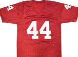 Brian Bosworth Autographed Crimson College Style Jersey - Beckett W Hologram
