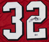 Ricky Watters Signed San Francisco 49ers Jersey (Beckett) 5xPro Bowl 1992-1996