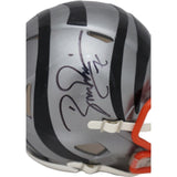Boomer Esiason Autographed Cincinnati Bengals Flash Mini Helmet Beckett 46672