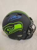 KENNETH WALKER III SIGNED SEATTLE SEAHAWKS ECLIPSE SPEED REPLICA HELMET BECKETT