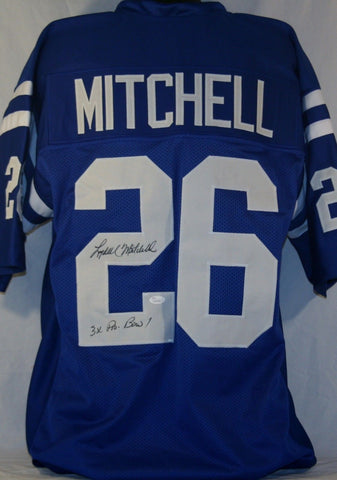 Lydell Mitchell Baltimore Colts Signed Jersey Inscribed 3xPro Bowl (JSA COA) R.B
