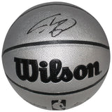 Shaquille O'Neal Autographed Los Angeles Lakers Silver Basketball Beckett 40875