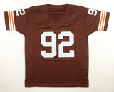 Michael Dean Perry Signed Cleveland Browns Jersey (JSA) 6xPro Bowl Defensive End