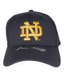 Lou Holtz Autographed/Signed Notre Dame Fighting Irish Hat Beckett 41183