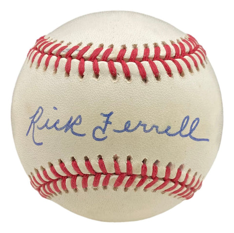 Rick Ferrell Red Sox Signed Official American League Baseball JSA AJ05502