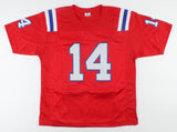 Steve Grogan Signed New England Patriots Jersey (MAB Hologram) Pats QB 1975-1990