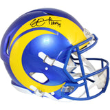Eric Dickerson Autographed Los Angeles Rams Authentic Helmet HOF Beckett 49187