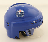 Jari Kurri Signed Edmonton Oilers Mini Helmet Inscribed "HOF '01" (Schwartz COA)