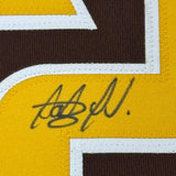 Framed Signed Fernando Tatis Jr. 35x39 Slam SD Brown Jersey JSA COA