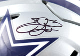 Emmitt Smith Signed Dallas Cowboys Full Size Speed Flex Helmet - Beckett W Holo