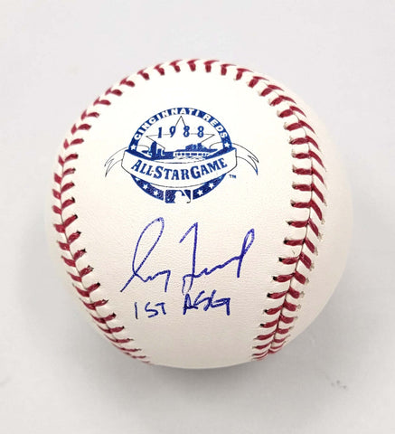 Greg Maddux Signed Braves Cubs 1988 ASG Baseball W/ 1st ASG Beckett Witnessed