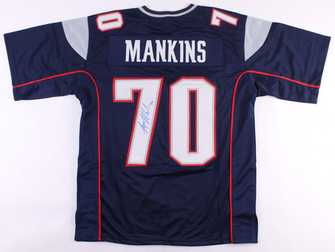 Logan Mankins Signed New England Patriots Jersey (JSA COA) 7xPro Bowl Guard