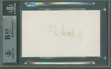 Canucks Pavel Bure Authentic Signed 3x5 Index Card Autographed BAS Slabbed 1