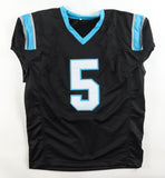Rico Dowdle Panthers Pro Cut Jersey (JSA QR Code) Carolina's #1 Running Back