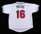 Cristian Pache Signed Atlanta Brave Jersey (Beckett COA) 2021 World Series Champ