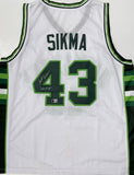 JACK SIKMA Signed Custom Replica White Jersey AUTO w/ "HOF 19" - BAS