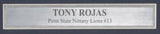 Tony Rojas Autographed/Inscribed Framed 11x14 Photo Penn State JSA 195731