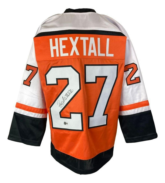 Ron Hextall Signed Philadelphia Flyers Jersey /Beckett/1987 Vezina Trophy Winner