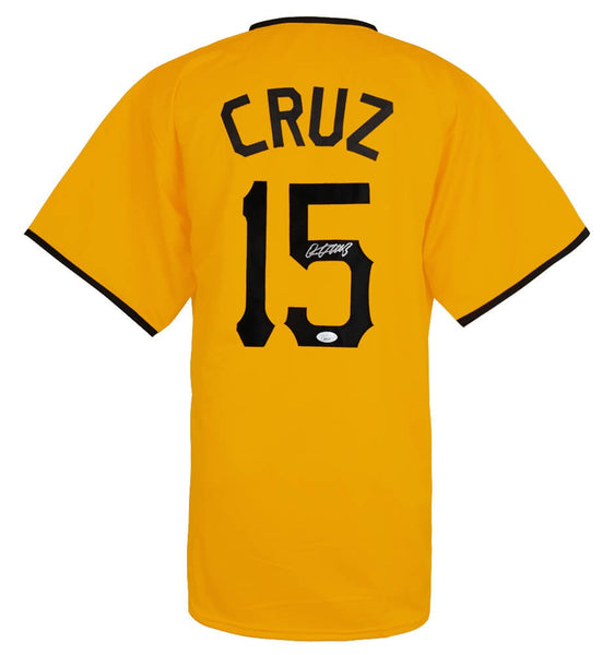 Oneil Cruz Signed Yellow Custom Baseball Jersey - (JSA COA)