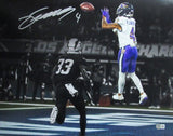 Zay Flowers Autographed 16x20 Photo Baltimore Ravens Beckett 184978