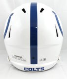 Edgerrin James Autographed Indianapolis Colts F/S Helmet - Beckett W Hologram