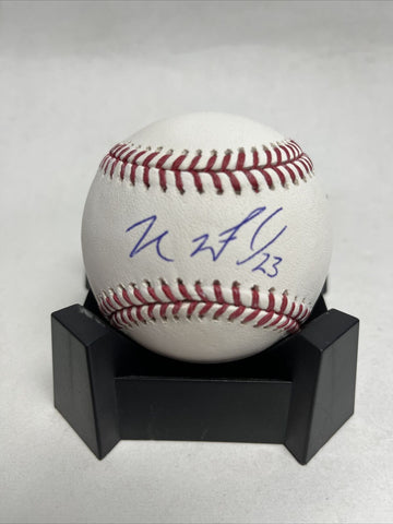 Michael Brantley Autographed Official MLB Baseball. Beckett Authenticated