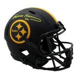 Franco Harris HOF Autographed Full Size Eclipse Replica Helmet Steelers Beckett