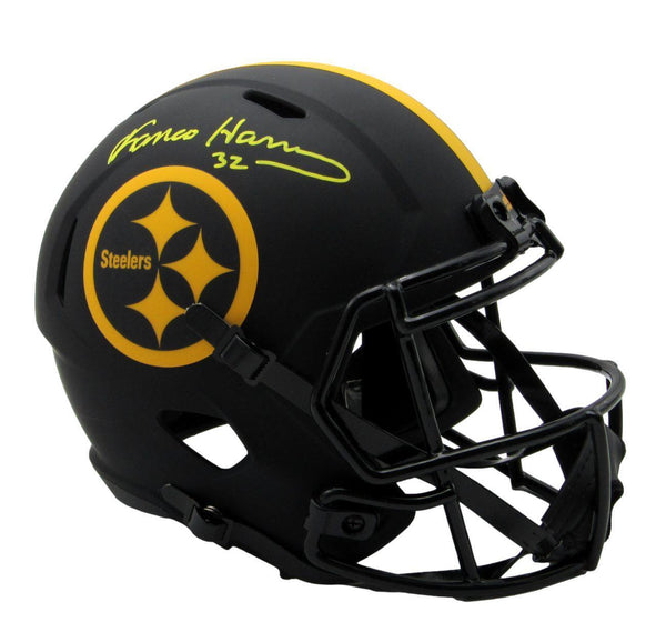 Franco Harris HOF Autographed Full Size Eclipse Replica Helmet Steelers Beckett