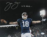 Jesse James Penn State Signed/Inscribed "We Are ..." 11x14 Color Photo JSA 141988
