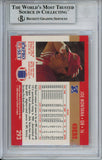 Joe Montana Autographed 1990 Pro Set #293 Trading Card Beckett Slab 37494