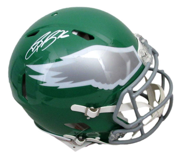 Saquon Barkley Signed Kelly-green Full Size Authentic Helmet Eagles PSA 195216