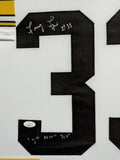 FRAMED PITTSBURGH STEELERS JOHN FRENCHIE FUQUA AUTOGRAPHED SIGNED JERSEY JSA COA