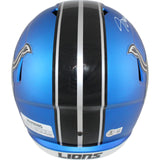 Jameson Williams Autographed Detroit Lions F/S 24 Alt Helmet Beckett 51296