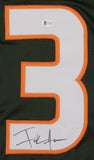Frank Gore Signed Miami Hurricanes Jersey (Beckett COA) 5xPro Bowl Running Back