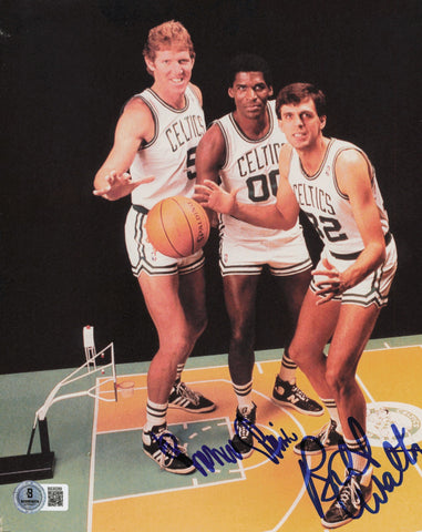 Bill Walton & Robert Parish Autographed 8x10 Photo Celtics Beckett QR #BS30289