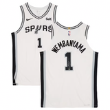 Victor Wembanyama Autographed Spurs Authentic White Assoc. Ed. Jersey Fanatics