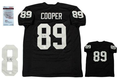 Amari Cooper Autographed SIGNED Custom Jersey - JSA Witnessed Authentic - Black