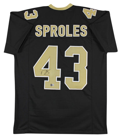 Darren Sproles Authentic Signed Black Pro Style Jersey BAS Witnessed
