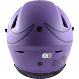 Justin Jefferson Signed Minnesota Vikings SpeedFlex Rave Helmet Beckett 50138