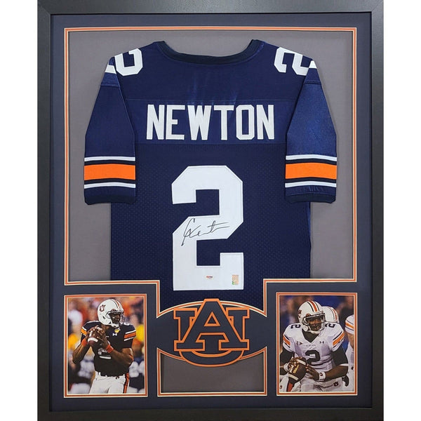Cam Newton Autographed Signed Framed Auburn Jersey GTSM