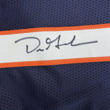 Framed Autographed/Signed Dre Greenlaw 35x39 Denver Blue Jersey Beckett COA