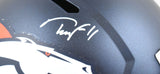 Troy Franklin Autographed Denver Broncos F/S Helmet - Beckett W Hologram *White